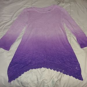 Girls Justice size 10 ombre tunic
